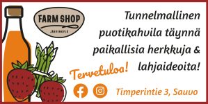 Sauvo palvelee - Farm Shop 50x100