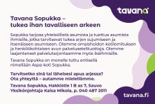 Tavana Sopukka 15 x 10_Sauvo Palvelee